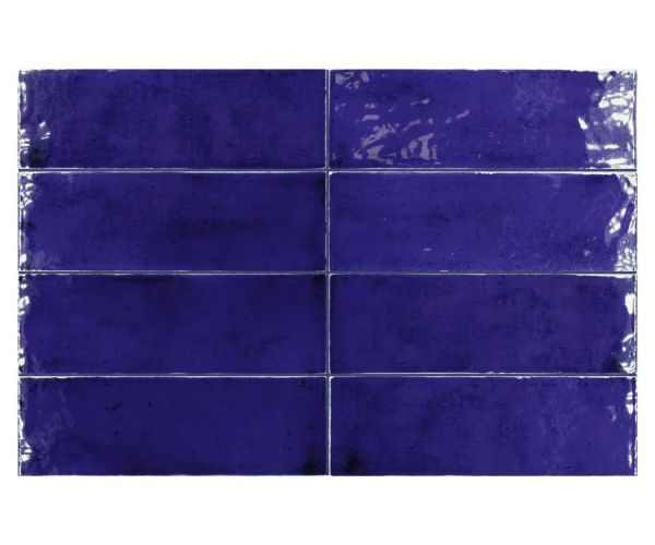 Retro obklad Equipe Fango Cobalt Gloss 5x15 - modrá