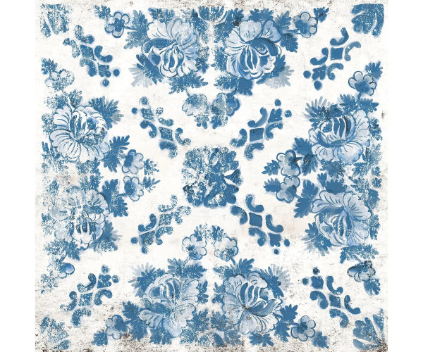 Retro 2cm dlažba Tuscania Fruhling Dekore Blumen 61x61 Rett.