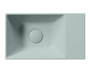 Gsi Kube X Keramické Umývátko 40x23cm, Bez Otvoru, Pravé/levé, Ghiaccio Mat