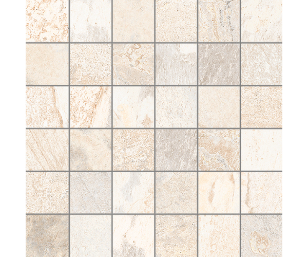 Mozaika jako kámen EdimaxAstor Slaty Mosaico (5x5) Almond 30x30 - béžová