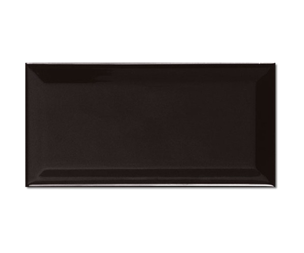 Obklad Equipe Metro Black Matt 7,5x15 - černá