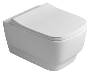 Sapho Bello Závěsná Wc Mísa, Rimless, 35,5x53cm, Bílá