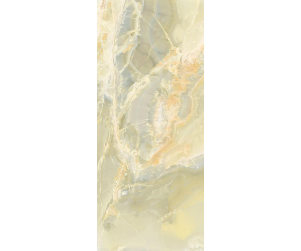 Dlažba jako mramor Coem Wide Gress 280 Onice Effect Jade Green 120x280 Luc. Rett. - zelená