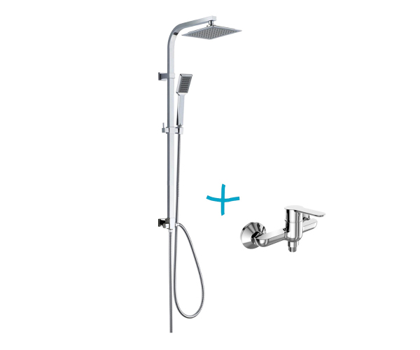 Mereo Sprchová Souprava Quatro A Sprchová Baterie Zuna 150 Mm