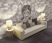Dlažba jako kámen Cir New York Soho 10x20 - bílá