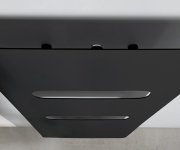 Sapho Tabella Open Otopné Těleso 590x1490 Mm, černá Mat