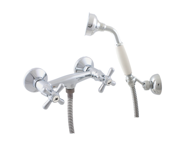 Sprchový set s baterií MORAVA RETRO Chrom 150 mm MK180.5/2