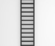 Sapho Gianluca Otopné Těleso 400x1590mm, černá Mat