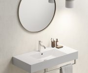 Gsi Kube X Keramické Umyvadlo 100x47cm, S Odkládacími Plochami, Broušená Spodní Hrana, Bílá Extraglaze