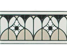 Grazia Venice Bordura Fenice Grey Craquele 10x20