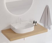 Umyvadlová stojánková baterie Espirit ES 012.00 - ES 012.10WV Umyvadlová stojánková baterie 190 mm bez výpusti, White Velvet X070236