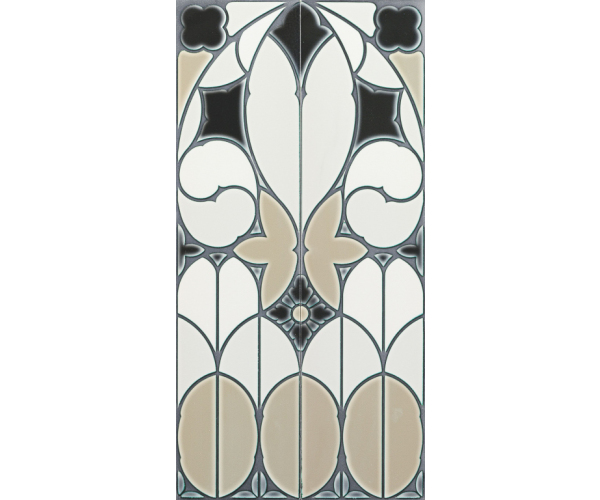 Retro obklad Grazia Venice Pannello Fenice Grey Craquele 40x80