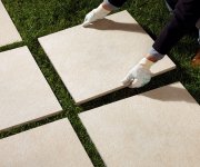 2cm dlažba jako beton Saime Neutra Avorio 60,5x60,5 Roc. Rett. - béžová
