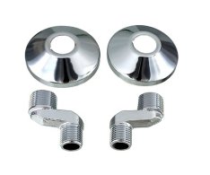 Redukce S Krytkou K Vodovod. Bateriím (100-150mm) - 2x Etážka+2x Růžice (průměr 80 Mm)
