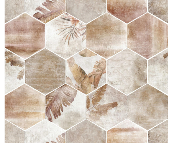 Dlažba jako beton Colorker Amazonia ZYX Tropic Decoro Cotto 32x36,8 Hex MIX