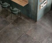 Dlažba jako kámen Flaviker Re-Tour Mud 60x60 Rett. - antracitová
