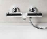 Sapho Kimura Nástěnná Vanová Termostatická Baterie, Chrom