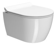 Gsi Pura Short Závěsná Wc Mísa, Swirlflush, 35x46cm, Bílá Extraglaze