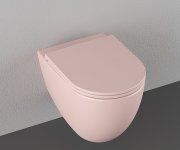 Isvea Infinity Závěsná Wc Mísa, Rimless, 36,5x53cm, Růžová Salmon