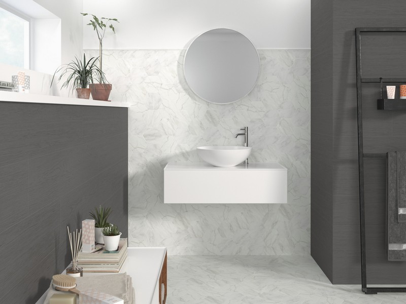 Realizace VERONA 7,5x30 CARMEN WHITE HOME PURE GRAPHITE APE AMB 6
