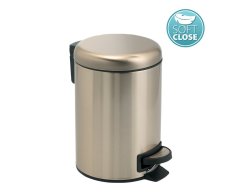 Gedy Potty Odpadkový Koš 5l, Soft Close, Zlato Mat