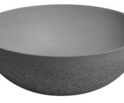 Sapho Formigo Betonové Umyvadlo Na Desku, ø 39cm, šedá Mat