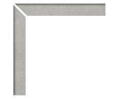 APE Burlington Zanquin Recto Izq. Grey 7,5x60 Rett.