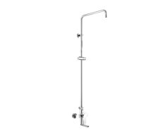 Mereo Nástěnná Baterie Dita 150mm S Otoč. Ramínkem A Tyčí Pro Ruční A Talířovou