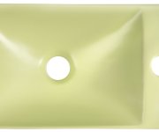 Sapho Margitha Keramické Umývátko 38x22cm, Otvor Pro Baterii Vpravo, Pistáciová