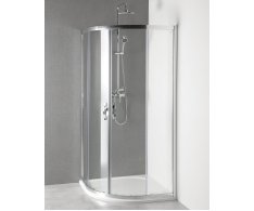 Gelco Akce čtvrtkruhová Sprchová Zástěna 900x900x1900mm, čiré Sklo