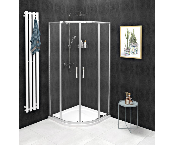 Gelco Sigma Simply čtvrtkruhová Sprchová Zástěna 1000x1000 Mm, R550, čiré Sklo