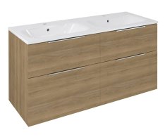 Sapho Cirasa Umyvadlová Skříňka 118,4x64x46cm, Dub Cuneo