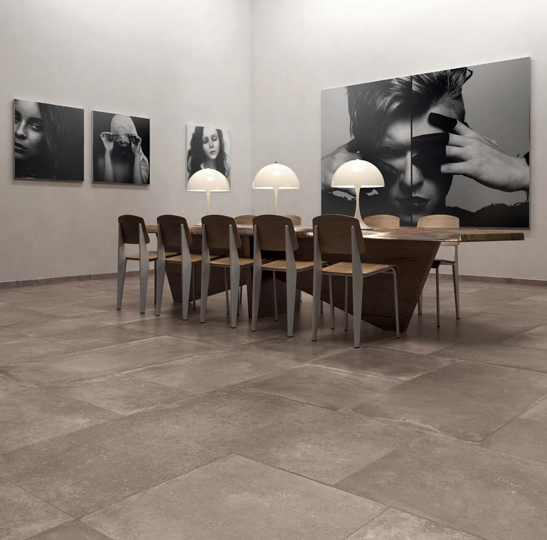 Realizace Dlažba v jídelně ABK Unika Bronze & Bronze Mix Floor
