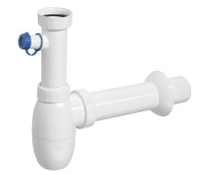 Bruckner Dřezový Sifon S Odbočkou 6/4", Dn50, Bílá