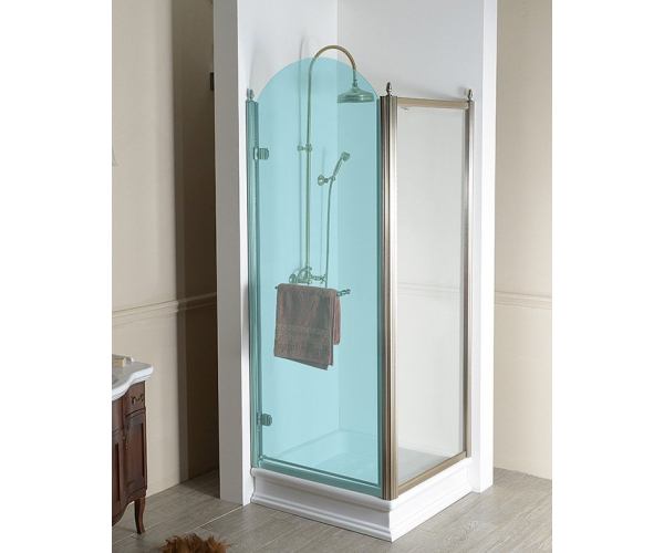 Gelco Antique Boční Stěna 800mm, čiré Sklo, Bronz