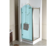 Gelco Antique Boční Stěna 800mm, čiré Sklo, Bronz