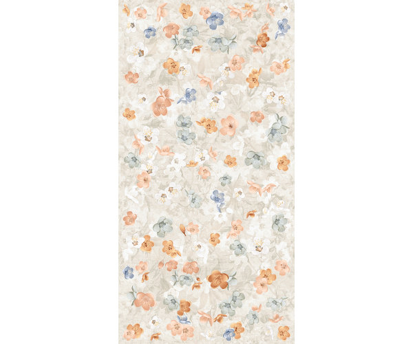 Květinová dlažba Piemme Homey Bloom White 60x120 Nat. Rett.