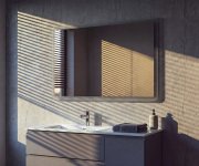 Aqualine Fago Zrcadlo S Led Osvětlením 80x60cm, Dotykový Senzor, Stmívatelné