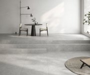 Dlažba jako kámen Azuvi Hauteville Grey 90x90 Mat. Rett. - šedá