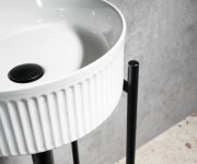 Sapho Picobello Keramické Umyvadlo Na Desku ø 37cm, Bílá