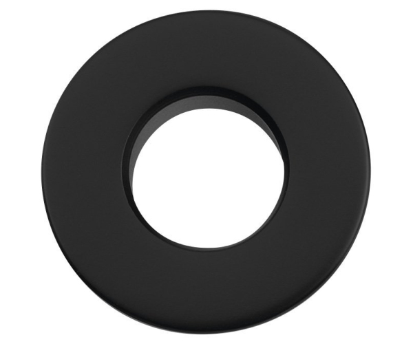 Sapho Kovová Krytka Přepadu Umyvadla, 30mm, černá Mat