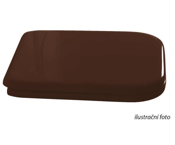 Kerasan Waldorf Wc Sedátko, Soft Close, Ořech/bronz