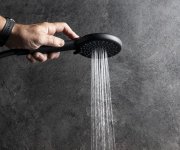Sapho Ruční Masážní Sprcha, 3 Režimy Sprchování + Režim Oplach, Silikon Trysky, Průměr 120mm, Abs/černá Mat