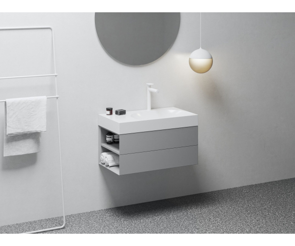 SD Lite 80 L/P skříňka pod umyvadlo - SD Lite 80 L skříňka pod umyvadlo Smoke Grey