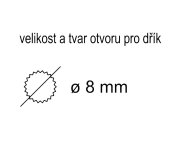 Náhradní Rukojeť Velká Tisícihran Pro 02256e1234 AQ+RUKOJET-2