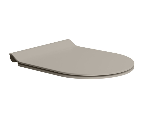 Gsi Wc Sedátko, Slim, Soft Close, Quick Release, Tortora Mat/chrom