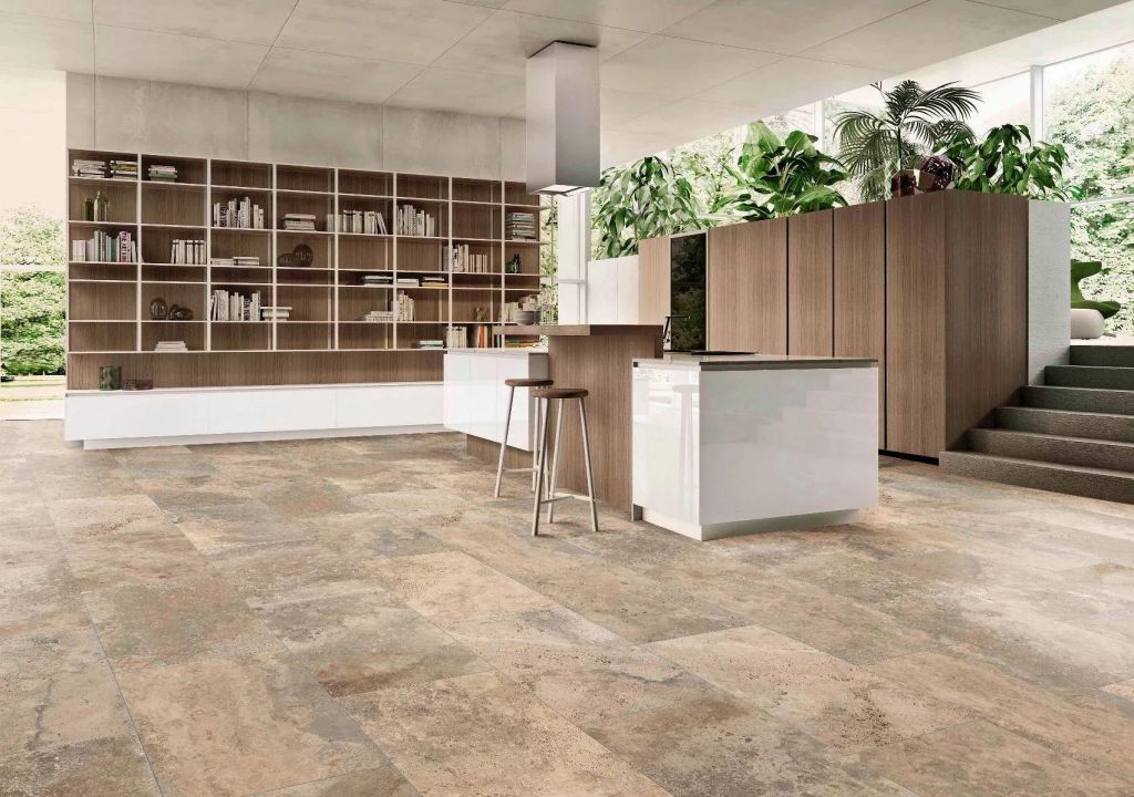 Realizace Zdařilá imitace kamene Codicer Crosscut Beige 44x66