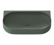 Umyvadlo Yard 80 bez otvoru - Umyvadlo Yard 80, bez otvoru pro baterii, bez přepadu, Grey Green XJX08080000
