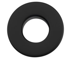 Sapho Kovová Krytka Přepadu Umyvadla, 30mm, černá Mat