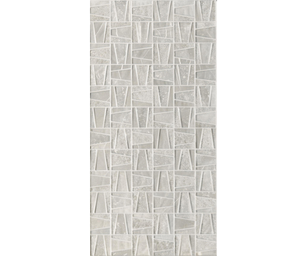 Dekor jako kámen Piemme Uniquestone Silver Maya 30x60 Nat. Rett. - šedá